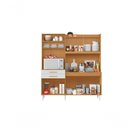 Ver imagem 2 de Cozinha 6 Portas 2 Gavetas MDF MDP 182cm Cinamomo e Branco Selena Gomez