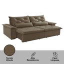 Ver imagem 2 de Sofá Melt 02 Módulos de 80cm Br 25cm Meu Sofá Online B016 Veludo Marrom