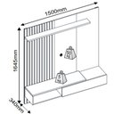 Ver imagem 4 de Painel para Tv Tito Griz e Carvalho Nobre