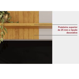 Painel para Tv Tito Griz e Carvalho Nobre - 3