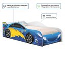 Ver imagem 2 de Cama Infantil Carro Flash Azul