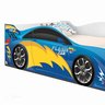 Cama Infantil Carro Flash Azul - 3