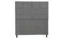 Ver imagem 1 de Cabeceira Estofada Box Casal Encosto para Cama Hylux 144x126 Chumbo