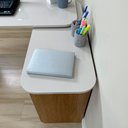 Ver imagem 7 de Escrivaninha Flexivél Nomad 1 Porta 4 Nichos Cinamomo/off White Artely