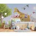 Ver imagem 3 de Papel de parede infantil arca de noé animais M² PP28