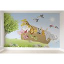 Ver imagem 1 de Papel de parede infantil arca de noé animais M² PP28