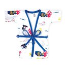 Ver imagem 2 de Roupão de Banho Infantil de 4 a 10 Anos Tubarão - M - 6 a 8 Anos