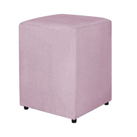 Puff Quadrado Suede - Belliv Decor:Lilas