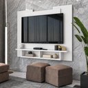 Ver imagem 2 de Painel para TV com Nicho Riviera 1,20m para TV 49 Branco Artico