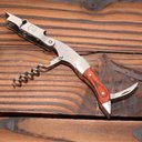 Ver imagem 2 de Saca-rolhas Abridor de Vinho Manual Profissional