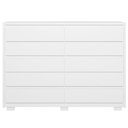 Ver imagem 6 de Cômoda Marselha A04 10 Gavetas MDP MDF sem Puxador Branco Lyam Decor