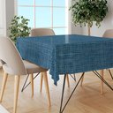 Ver imagem 1 de Toalha Mesa Térmica + Grossa Premium Cambraia Az 1,40x1,40