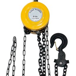 Talha Manual 2 Toneladas 2000 Kg com Corrente 6 Metros Elevação - 5