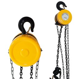 Talha Manual 2 Toneladas 2000 Kg com Corrente 6 Metros Elevação - 4