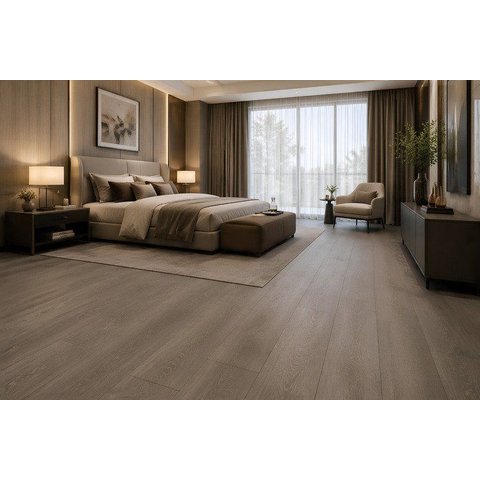 Piso Vinílico Greige Colado 10 Réguas 121,92 x 22,86cm 2,787m² Graddus