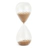 Ampulheta Decorativa em Vidro Areia Marrom 90 Minutos 30cm 18305 Mart - 1