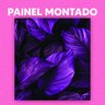 Papel de Parede 3D Painel 2,5M Folhas Dolar Roxo Escuro Vivo Jadim Realista Auto Colante Lavável - 3