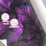 Papel de Parede 3D Painel 2,5M Folhas Dolar Roxo Escuro Vivo Jadim Realista Auto Colante Lavável - 4