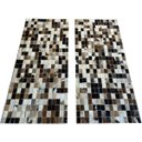 Ver imagem 1 de 2 Un Tapete de Couro Passadeira Marrom Misto 0,50x1,20