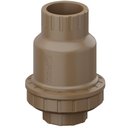 Ver imagem 1 de Válvula de Retenção Roscável Soldável Pvc Marrom Tubos e Canos Água Fria 1.1/2” Polegadas