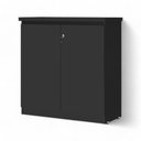 Ver imagem 2 de Armário Balcão 02 Portas Doubler Preto