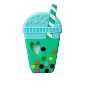 Mordedor em Silicone Ii com Estojo Dican - Milkshake Verde