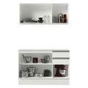 Ver imagem 5 de Armário de Cozinha Compacta 100% MDF 120 cm Branco Smart Madesa 01