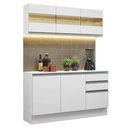 Ver imagem 3 de Armário de Cozinha Compacta 100% MDF 120 cm Branco Smart Madesa 01