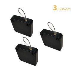 Kit 3 Un Mola P Fechamento Automático D Porta Cabo Retrátil - 2