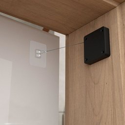 Kit 3 Un Mola P Fechamento Automático D Porta Cabo Retrátil - 4