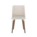 Ver imagem 4 de Conjunto de Jantar Mesa Retangular Harmony 6 Cadeiras Dakota - Linho Off White - Linked 02