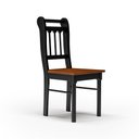 Ver imagem 4 de Conjunto Sala de Jantar com 4 Cadeiras Ripadas Madeira Maciça Mv Preto