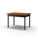 Ver imagem 2 de Conjunto Sala de Jantar com 4 Cadeiras Ripadas Madeira Maciça Mv Preto