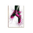 Ver imagem 1 de Placa Decorativa Mdf Sapatilha Ballet Menina Sala Quarto St1