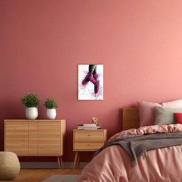 Placa Decorativa Mdf Sapatilha Ballet Menina Sala Quarto St1 - 4