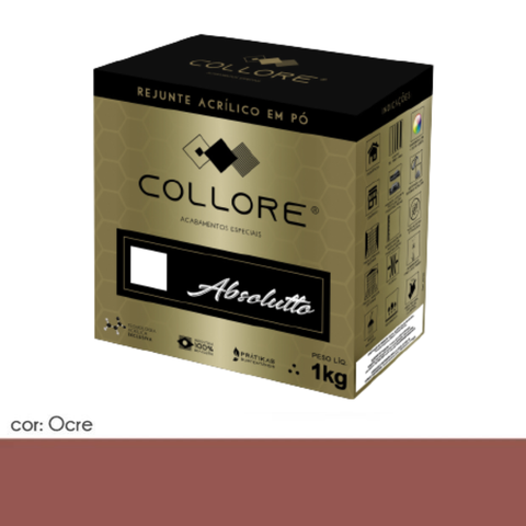 Rejunte Acrilico Pratiko Absoluto - Ocre- 1kg