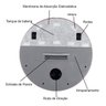 Robo Aspirador Automatico Limpeza Passa Pano Faxina Casa Arrumaçao Anti Queda Sensor Obstaculos - 9