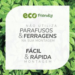 Estante Luna Eco Friendly Branco Borda Compensado Naval Com Certificação Fsc Politorno Branco - 9