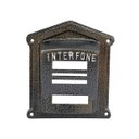 Ver imagem 1 de Protetor Interfone Caixa Alumínio Fundido N02Prata Craqueado