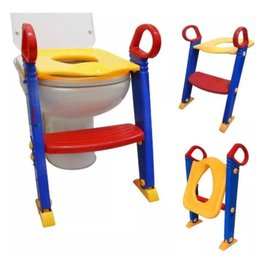 Escada Redutor de Assento Infantil Troninho Ajustavel para Vaso Sanitario Pinico Portatil Ideal para - 7