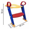 Escada Redutor de Assento Infantil Troninho Ajustavel para Vaso Sanitario Pinico Portatil Ideal para - 10