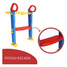 Escada Redutor de Assento Infantil Troninho Ajustavel para Vaso Sanitario Pinico Portatil Ideal para - 6
