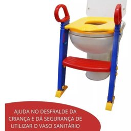 Escada Redutor de Assento Infantil Troninho Ajustavel para Vaso Sanitario Pinico Portatil Ideal para - 3