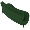 Ver imagem 7 de Sofá 2 Lugares 135cm Pés Aço Preto Tamar K04 Veludo Verde - Mpozenato