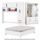 Ver imagem 1 de Guarda Roupa Sevilha Premium com Cama Casal Carioca Móveis Branco