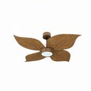 Ver imagem 1 de Ventilador de Teto Natuvent Flower Led 4 Pás Madeira Imbuia