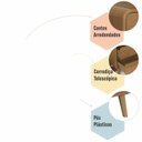 Ver imagem 7 de Mesa de Cabeceira com 2 Gavetas Curve