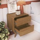 Ver imagem 5 de Mesa de Cabeceira com 2 Gavetas Curve