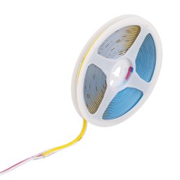 Fiita Led Cob 5 Metros Irc 90 2700k 9w/m 24v Gaya 1445 Fita Cob 24v - Rolo de 5 Metros 900 Lumens Po - 1