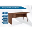Ver imagem 2 de Mesa Computador Me4122 C/ 2 Gavetas Nogal - Tecno Mobili